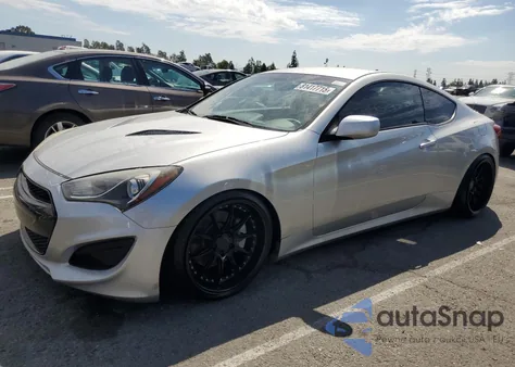 2013 Hyundai Genesis Coupe 2.0T from USA, damaged, VIN KMHHT6KD7DU096278